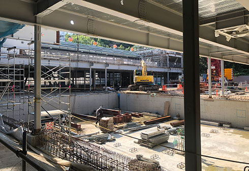 工事進捗状況の報告8月その2(新体育館建設工事等) | 2024年度