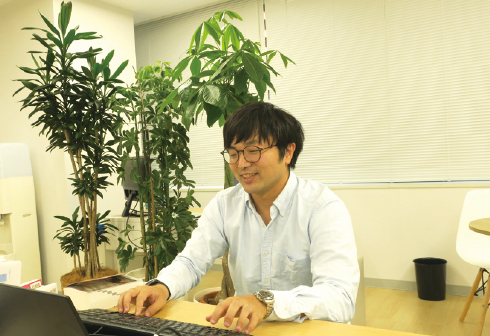 仕事の様子