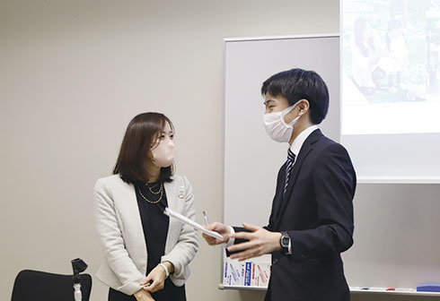 本学合同企業説明会にて