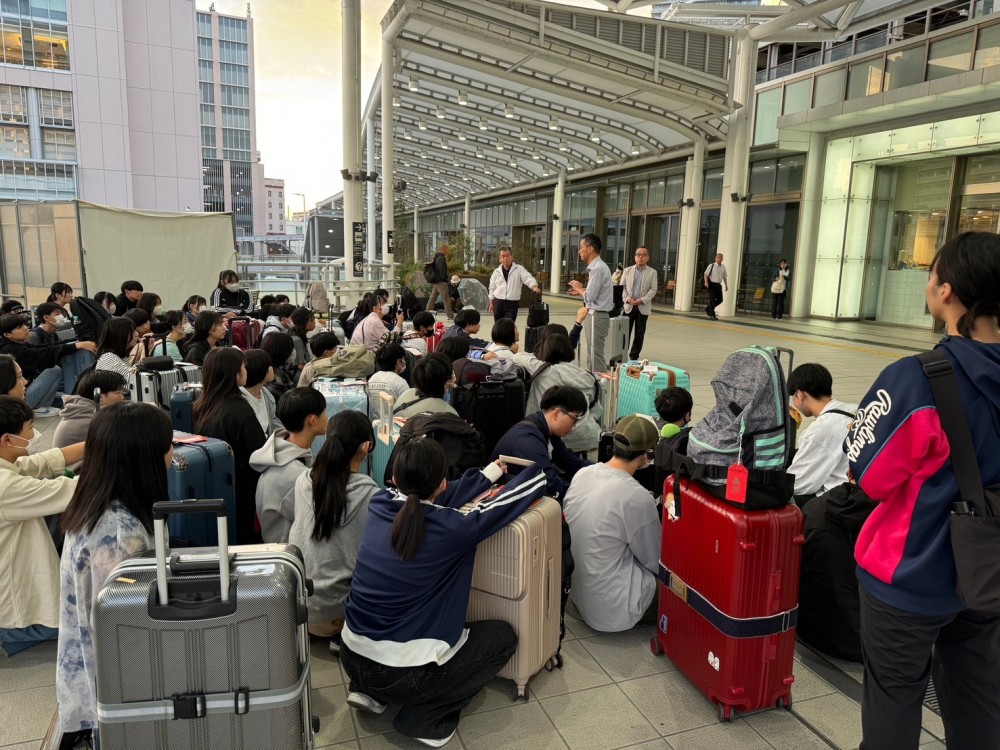 中学3年生研修旅行「台湾5日間」1日目 | お知らせ | 広島修道大学