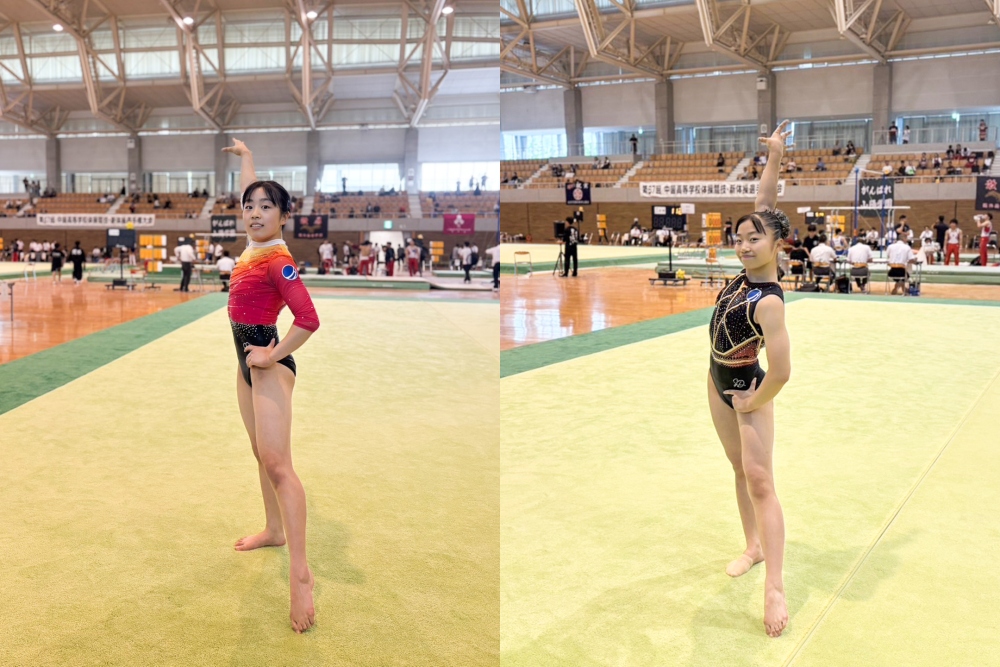 器械体操部】1年生2名が中国大会で健闘！全国高等学校体操競技選抜大会